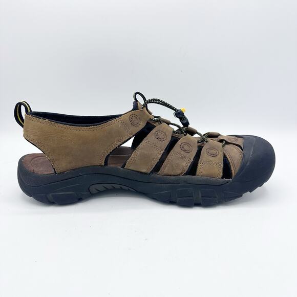 KEEN Sandals Brown Newport Fisherman Leather Hiking Outdoor 1001870 Men’s sz 13 main image 7